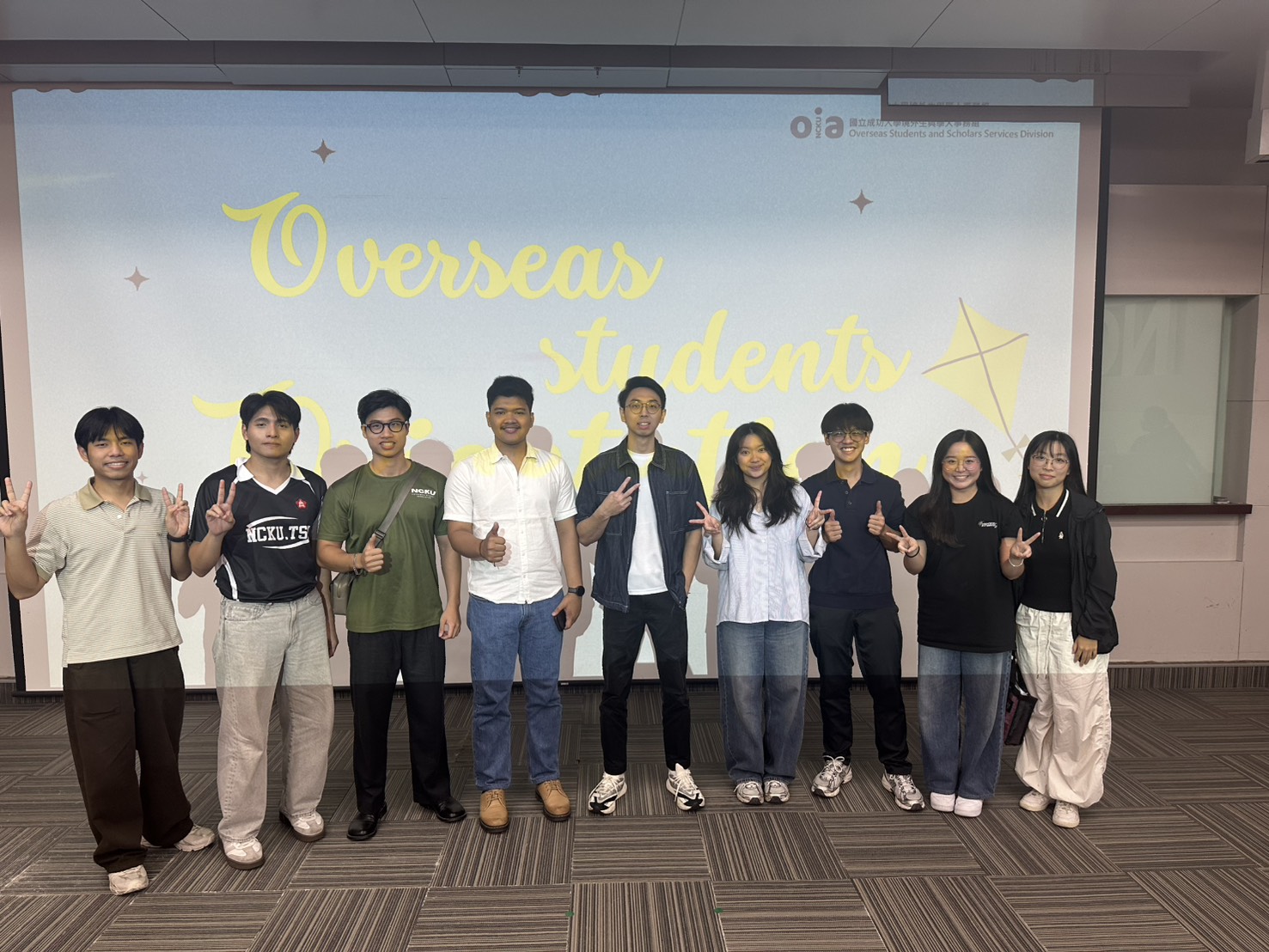 Representatives from NCKU overseas student associations present vibrant club activities and cultural events to welcome incoming peers.