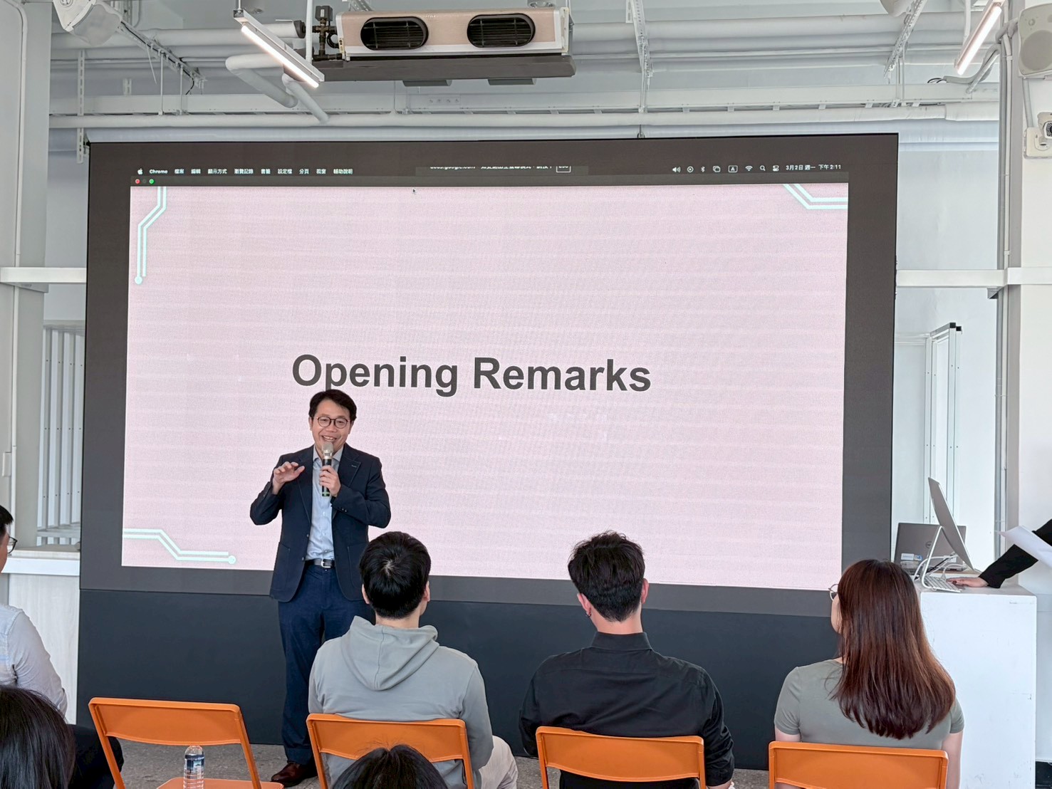  Opening Remarks by Prof. Sun-Yuan Hsieh, Vice President for International Affairs.