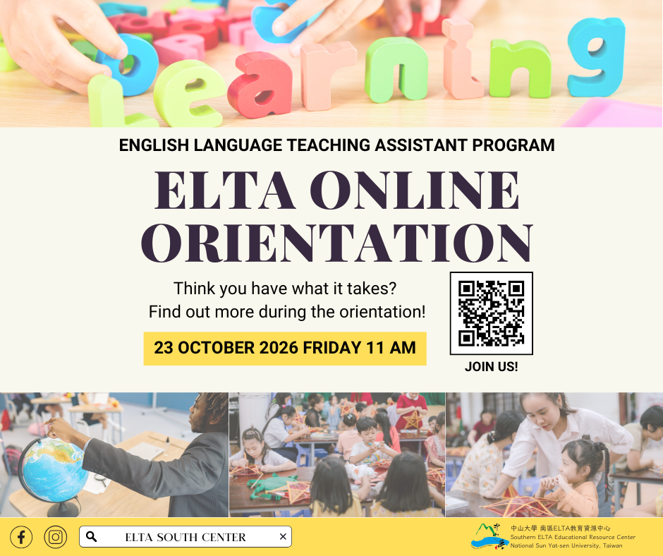 ELTA Online Orientation